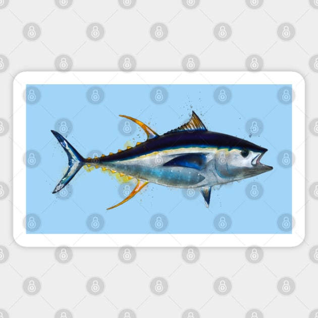 Yellowfin Tuna Magnet by biggeek